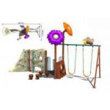 Outdoor Large Play Area Double Swing Sets Kits For Toddlers