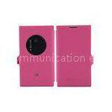 Luxury Protective PU Leather Case Pink Lumia N1020 Phone Wallet Pouch With Strap thumbnail-1