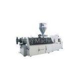 Conical Twin Screw Plastic Extruder Machine, PP, PE,WPS, ABS Extrusion Machinery