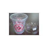 400ml Disposable Smoothie Cups , Plastic Bubble Tea Cups 12oz