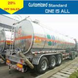 China heavy duty 3 axles 45M3 oil truck tanker trailer