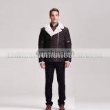 Europe Style Motorcycle New Fashion Big Lapel Cashmere Men's Winter Coat Jacket