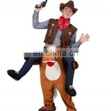 Funny Piggyback Ride On Pick Me Up Horse Costume