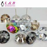 SOFA 30MM METAL Stone Crystal Button thumbnail-2