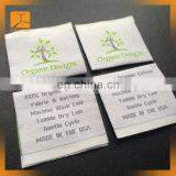 Personalized Design Small Size Round Corner Charm Woven Label for Umbrella