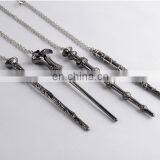 Decoration Cosplay Famous Novel Magic Wand Alloy Anime Necklace,Hot Selling Items Aluminum Chian Metal Pendant Necklace Fashion thumbnail-2