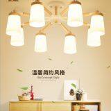 LED Chandelier Living Room Restaurant the Bedroom Wood Minimalist Modern Wind Industry With Creative Japanese-style thumbnail-5
