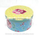 2016 Wholesale Custom Round Cake Tin Cake Packaging Tin Box thumbnail-1