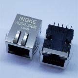 INGKE YKJD-0139DNL Direct Substitute HR861153C Single Port 100 Base-T Through Hole POE RJ45 Jacks With Magnetics