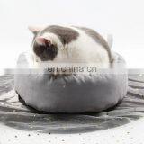 Cat Bed Round Pet Bed for Cats, Kittens, Puppies and Small Dogs Washable Pet Bed With Waterproof Bottom thumbnail-6