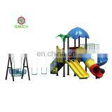 Garden Swing Slide Patio Swing Sets Playground Outdoor Plastic Playground Set for Kids JMQ-181589E thumbnail-2