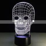 3D Lamp Skull Children's Nightlight Visual Led Night Lights For Halloween thumbnail-5