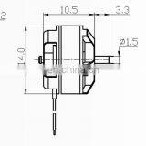 D1103C 7.4-64.4W 11.1V 7.4V 3.7V 48v 250w KV6500-10000 Electric Brushless Motor for Power Tools and Robots thumbnail-2