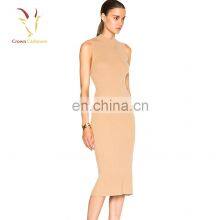 Женская модная шерстяная платье с длинными рукавами thumbnail-3