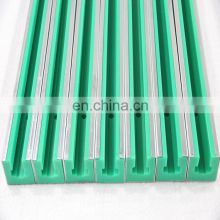 Machined processed UHMWPE chain guide, plastic guide rail, colored plastic sheet