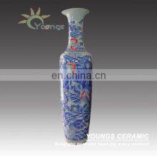 China Large Ceramic Vases Dragon Pattern 71''H