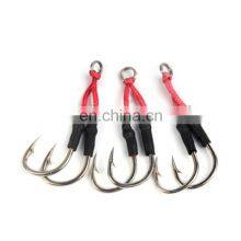 New Product High Carbon Steel 10#-20# Double Jig Assist Hooks for Slow Jigging Lure and Trolling Saltwater Fishing thumbnail-1