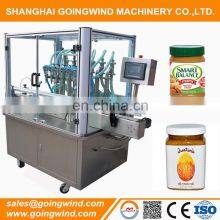Automatic Jar Filling Line Auto Nuts Paste Peanut Butter Packing Machine Complete Bottling Line Cheap Price for Sale thumbnail-1