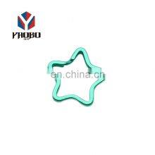 Profession Custom Blank Split Key Ring Hook Plain Metal Brass Shaped Key Chain Jewelry Key Rings Bulk thumbnail-5