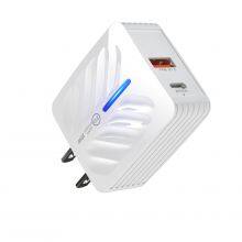 Universal LED PD+ USB Charger US Plug Travel Power Adapter for IPhone 5S X 8/7/6/6S Plus /for Samsung Galaxy S8/S9/S10 thumbnail-1