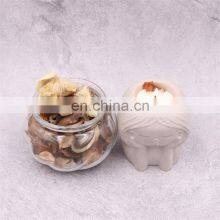 Factory Wholesale Nordic Luxury Eco Friendly Soy Wax Empty Round Candle Jar Ceramics Container Candle Holder thumbnail-5