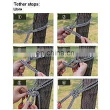 Outdoor Portable Hammock Swings Travelling Outdoor Picnic Wooden Swing Chair Camping Hammock thumbnail-5