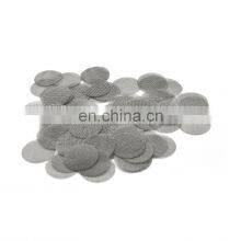 Round Stainless Steel Tobacco Smoking Pipe Screens Pipe Filters Mesh thumbnail-1