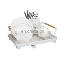 Compact Dish Rack Steel Dish Drainer Racks Wire Kitchen Things Organizer and Holders thumbnail-1