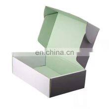Custom Big Size Cosmetic Packaging Mailer Box Gold Foil Logo Print Black Corrugated Cardboard Paper Carton Shipping Box thumbnail-3