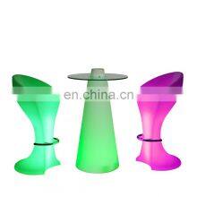 Table Bar Furniture Modern Light Club Led Furniture Glowing Bar Chairs for Wedding Night Club LED Bar Tables for Party and Event