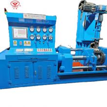 PLC control YFT-A300 impacting type hydraulic valve body test bench for welding and threaded valve testing