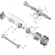 3100-00033 China Bus ZK6139HGA Rear Wheel Inner Ball Bearing thumbnail-5