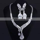 New Luxury Statement Design Cubic Zirconia African Style Big Fashion Jewelry Set thumbnail-6