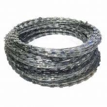 PVC PE Coated Galvanized High Strength Razor Barbed Wire for Protection Mesh/Farm Fencing thumbnail-4
