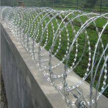 Stainless Steel Razor Barbed Wire Mesh Roll Double Coil Concertina Wire for Boundary Fencing thumbnail-5