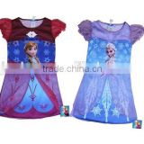 Instyles fashion Cheap wholesale Junhou Brand cheap Wholesale frozen elsa anna dresses wholesale with frozen dress kids mini