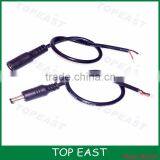 DC Power Cable 5.5/2.1mm Male and Female With Wire Solder