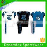 Sublimation Customized Youth Blank American Football Jerseys, Reversible Football Jerseys Supplier's Choice thumbnail-1