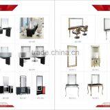 Good Technology Barber Shop Modern Design Decoration Makeup Mirror Hair Dressing Mirror Table Salon Mirror thumbnail-3