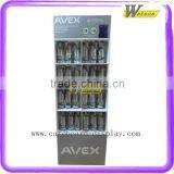 Supermarket Fruit Juice Bottle Display Shelf Floor Cardboard Promotion Pocket Display Stand thumbnail-4