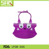 Hot sale waterproof silicone baby bibs for baby