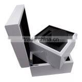 Luxury Shiny White Wood Watch Box With Pillow thumbnail-3