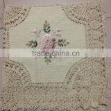 Linen Hand Embroidered Tablecloth