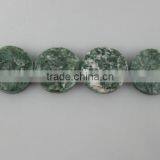 Wholesale Natural Green Point Stone Rough Coins in Loose Gemstone Semi Precious Stones thumbnail-1