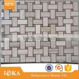 marble basketweave mosaic tile