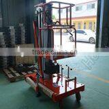Column Lift Mast Hydraulic Electric Portable Telescopic Elevated One Man Lift thumbnail-2