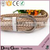 2016 Hot Sale Elastic Belt With Snaps Cotton Stretch Canvas Mexican Leather Bulk thumbnail-3