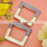 Purple and White Rectangle Metal Shoes Clips WSC-362 thumbnail-1