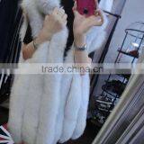 2016 Wholesale Sex Girl or Women Genuine Animal Fox Women Fur Vest thumbnail-2
