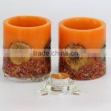 Dried Flower Design Candle for Decoration Wholesale thumbnail-3